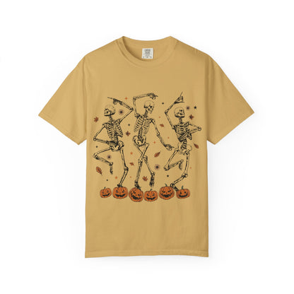 Spooky Skeleton Dance T-Shirt | Halloween, Fall Fashion, Unisex Tee, Graphic Shirt, Casual Wear - MaisonThreadory