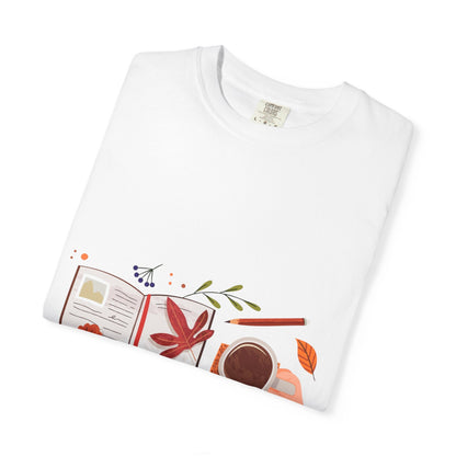 Autumn - Themed Unisex T-Shirt - Cozy Fall Tee, Perfect Gift for Thanksgiving, Casual Everyday Wear, Seasonal Fashion, Pumpkin Spice Vibes - MaisonThreadory