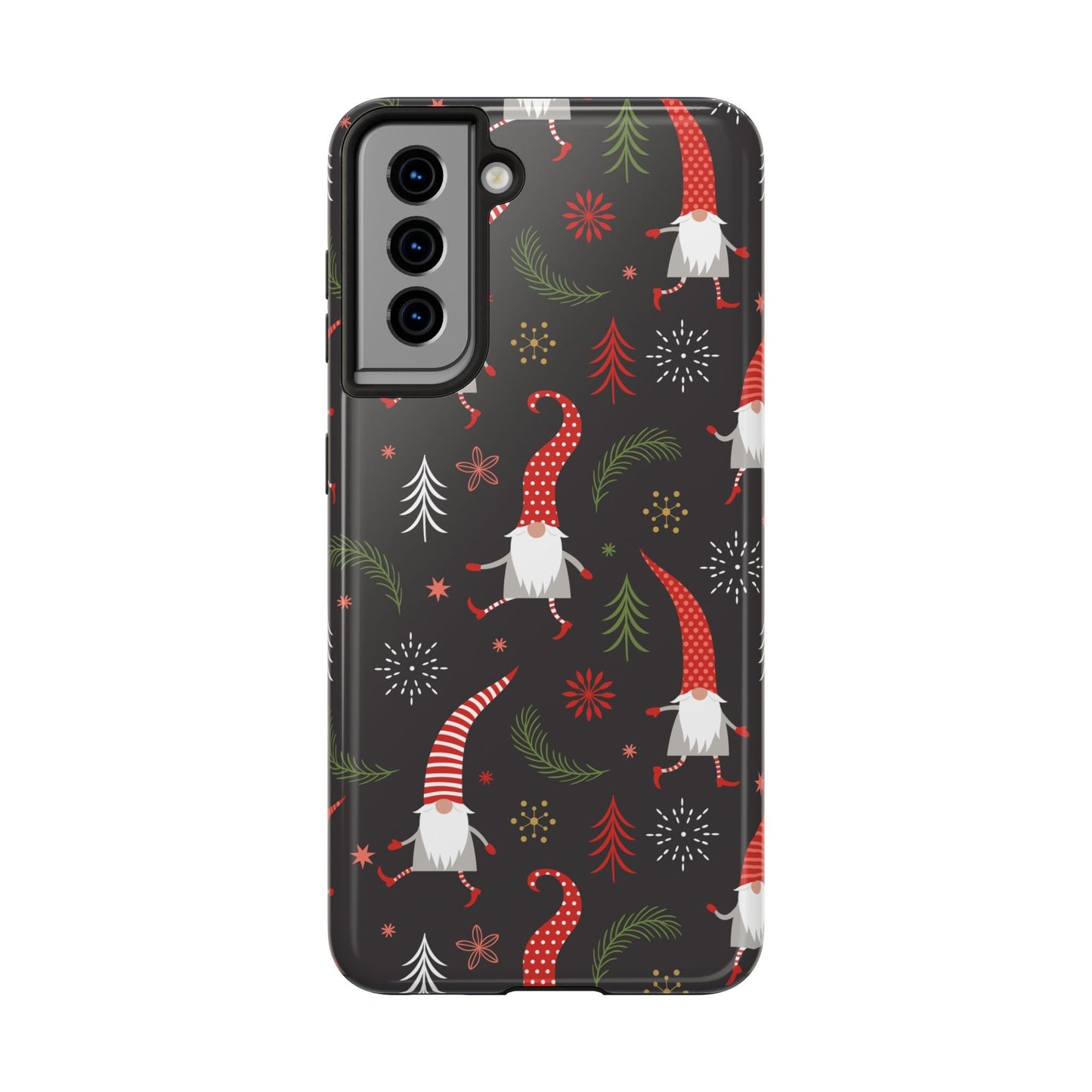 Gnomes & Holiday Cheer Tough Phone Cases, Cute Phone Accessories, Holiday Gift, Gnome Phone Cover, Festive Phone Protection, Winter Decor - MaisonThreadory