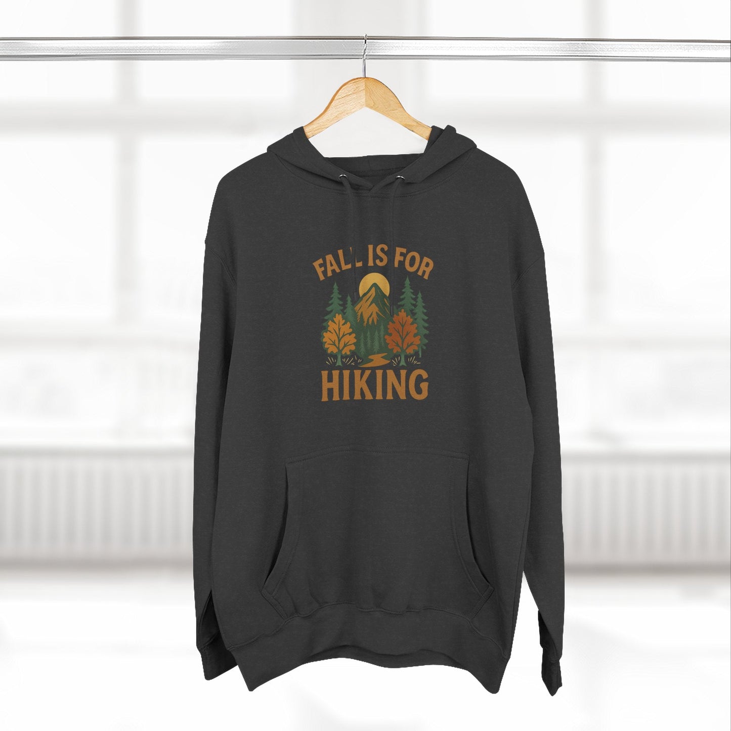 Cozy Hiking Hoodie - Fall Is For Hiking, Perfect Gift for Nature Lovers, Outdoor Apparel, Autumn Style, Unisex Sweatshirt - MaisonThreadory