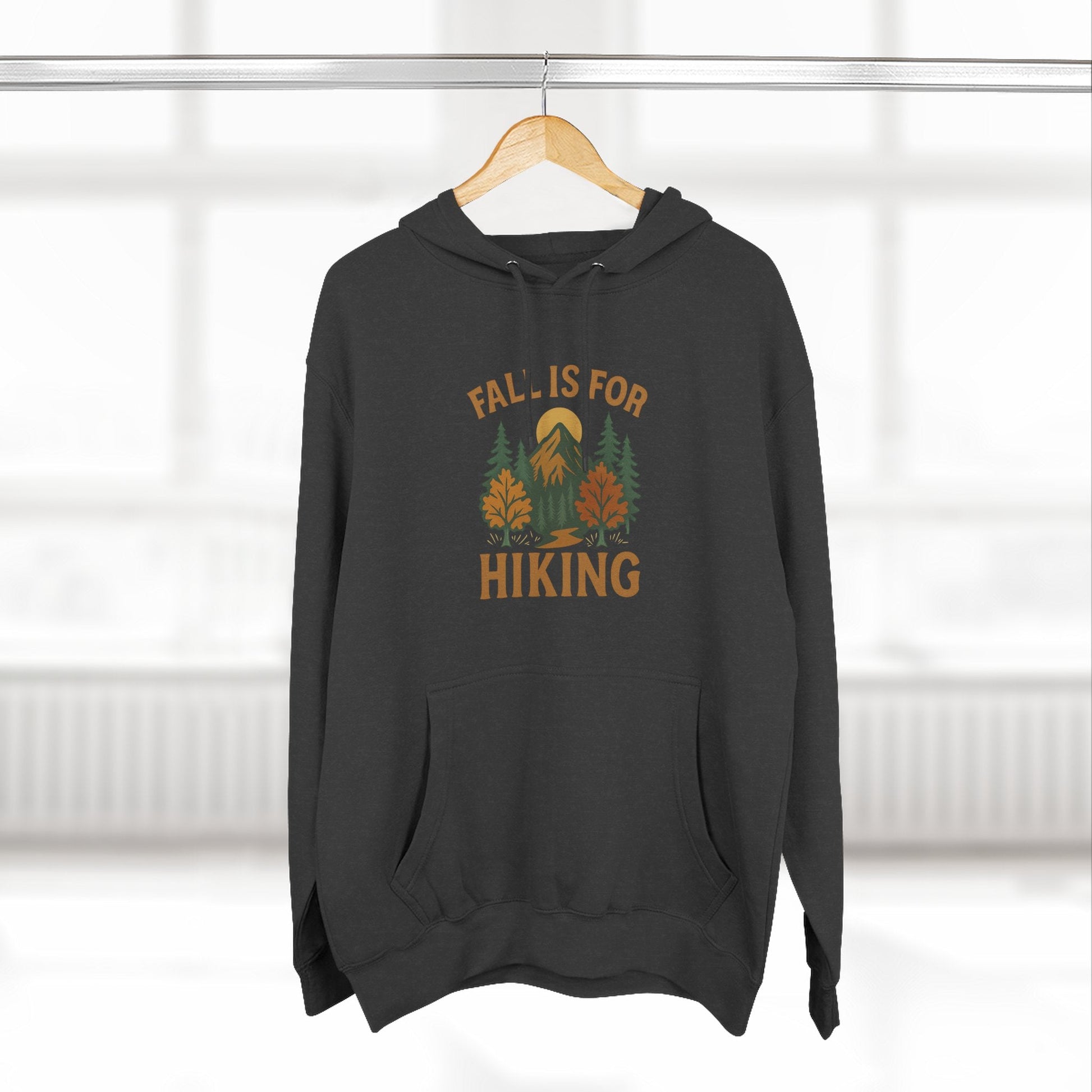 Cozy Hiking Hoodie - Fall Is For Hiking, Perfect Gift for Nature Lovers, Outdoor Apparel, Autumn Style, Unisex Sweatshirt - MaisonThreadory