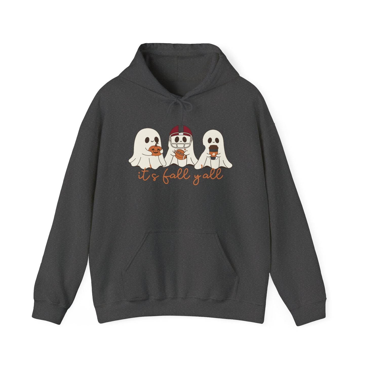 Fall - Themed Hooded Sweatshirt, Cozy Fall Hoodie, Unisex Halloween Apparel, Autumn Fashion Sweatshirt, Perfect Halloween Gift - MaisonThreadory