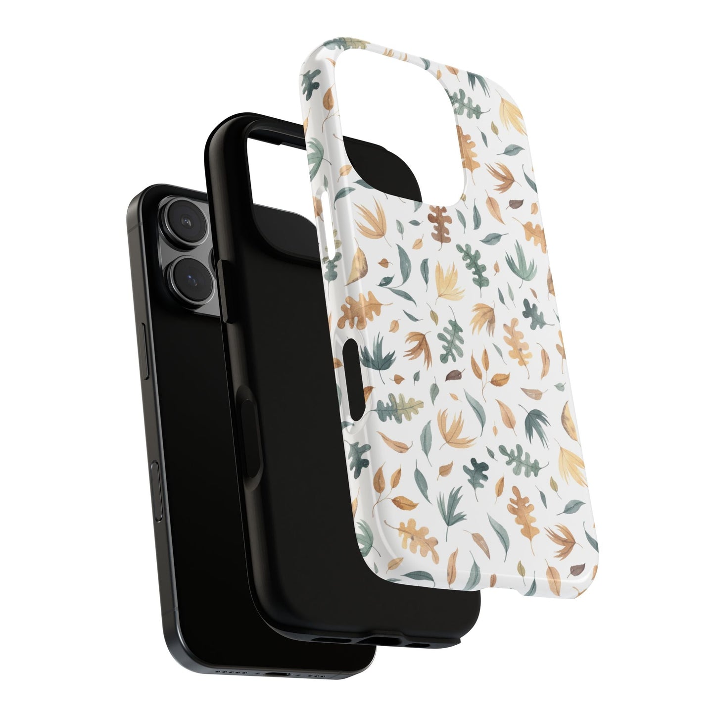 Stylish Floral Phone Case - Tough Cases, Nature - Inspired Design, Gift for Her, Phone Accessory, Floral Pattern Cover - MaisonThreadory