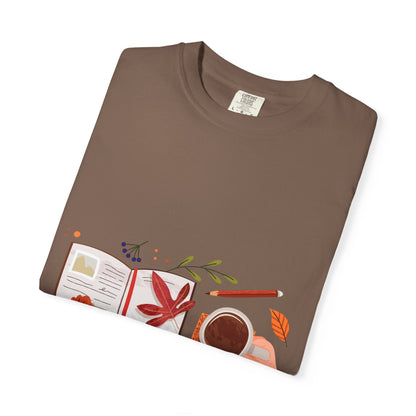 Autumn - Themed Unisex T-Shirt - Cozy Fall Tee, Perfect Gift for Thanksgiving, Casual Everyday Wear, Seasonal Fashion, Pumpkin Spice Vibes - MaisonThreadory