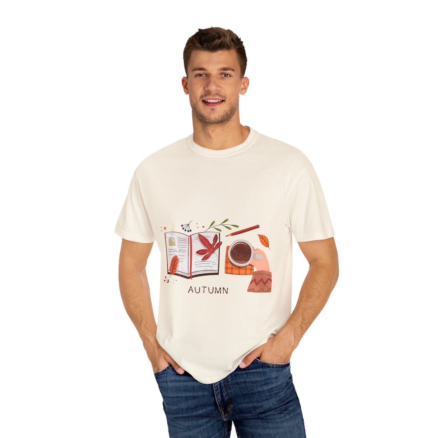 Autumn - Themed Unisex T-Shirt - Cozy Fall Tee, Perfect Gift for Thanksgiving, Casual Everyday Wear, Seasonal Fashion, Pumpkin Spice Vibes - MaisonThreadory