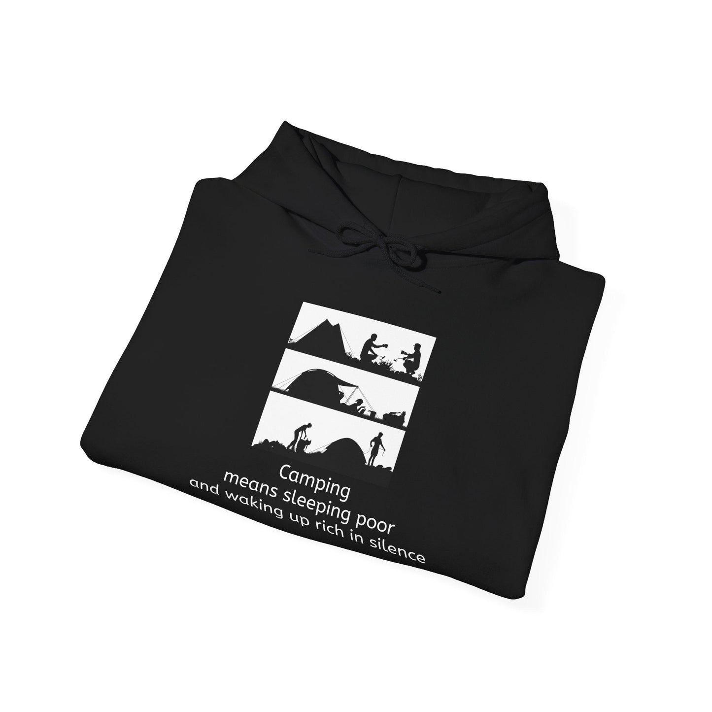 Camping Adventure Hoodie - Unisex Heavy Blend - Cozy Sweatshirt for Nature Lovers - Outdoor Gift - Travel Hoodie - MaisonThreadory