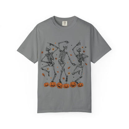 Spooky Skeleton Dance T-Shirt | Halloween, Fall Fashion, Unisex Tee, Graphic Shirt, Casual Wear - MaisonThreadory