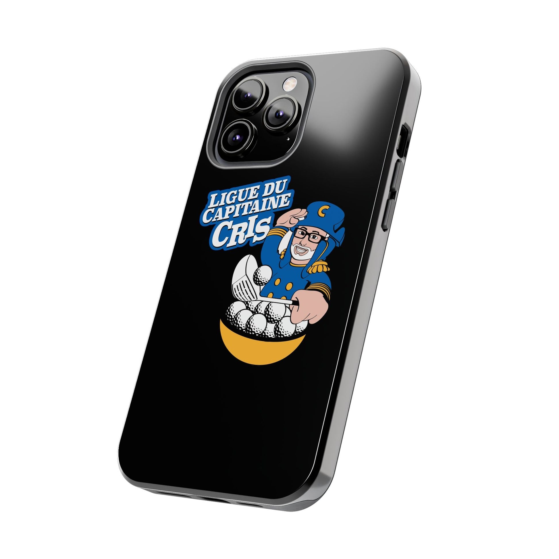 Ligue du Capitaine Cris Tough Phone Cases | Unique Gift for Sports Fans, Durable Protection, Fun & Stylish Design, Baseball Lover's [...] - MaisonThreadory