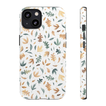 Stylish Floral Phone Case - Tough Cases, Nature - Inspired Design, Gift for Her, Phone Accessory, Floral Pattern Cover - MaisonThreadory