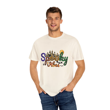 Spooky Vibes T-Shirt, Halloween Shirt, Unisex Tee, Fall Fashion, Casual Wear, Gift for Haunted Lovers - MaisonThreadory