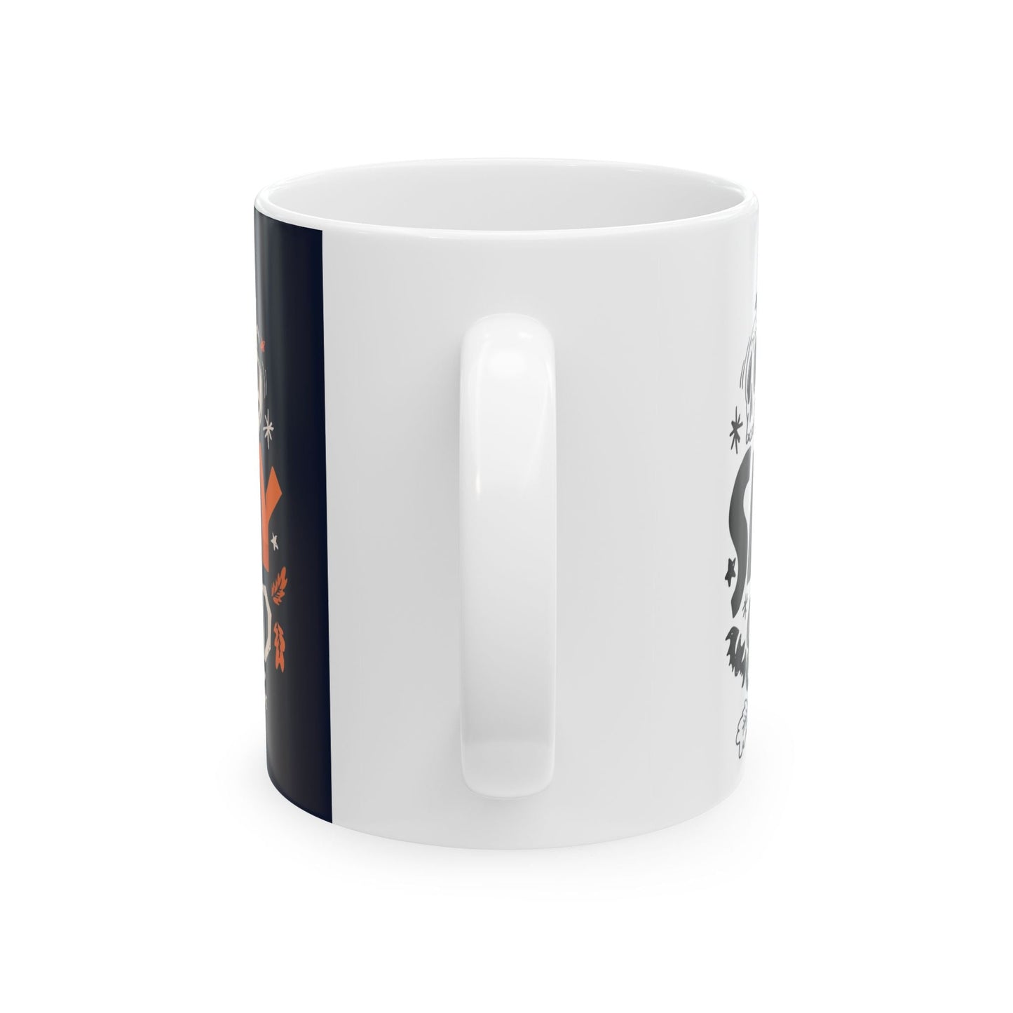 Spooky & Weird Ceramic Mug - Perfect for Halloween, Coffee Lovers, Home Decor, Gift for Friends, Fun Kitchen Accessory - MaisonThreadory