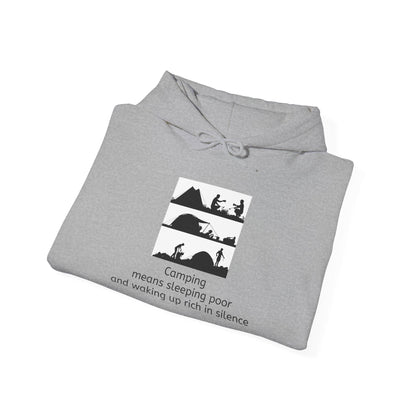 Camping Adventure Hoodie - Unisex Heavy Blend - Cozy Sweatshirt for Nature Lovers - Outdoor Gift - Travel Hoodie - MaisonThreadory