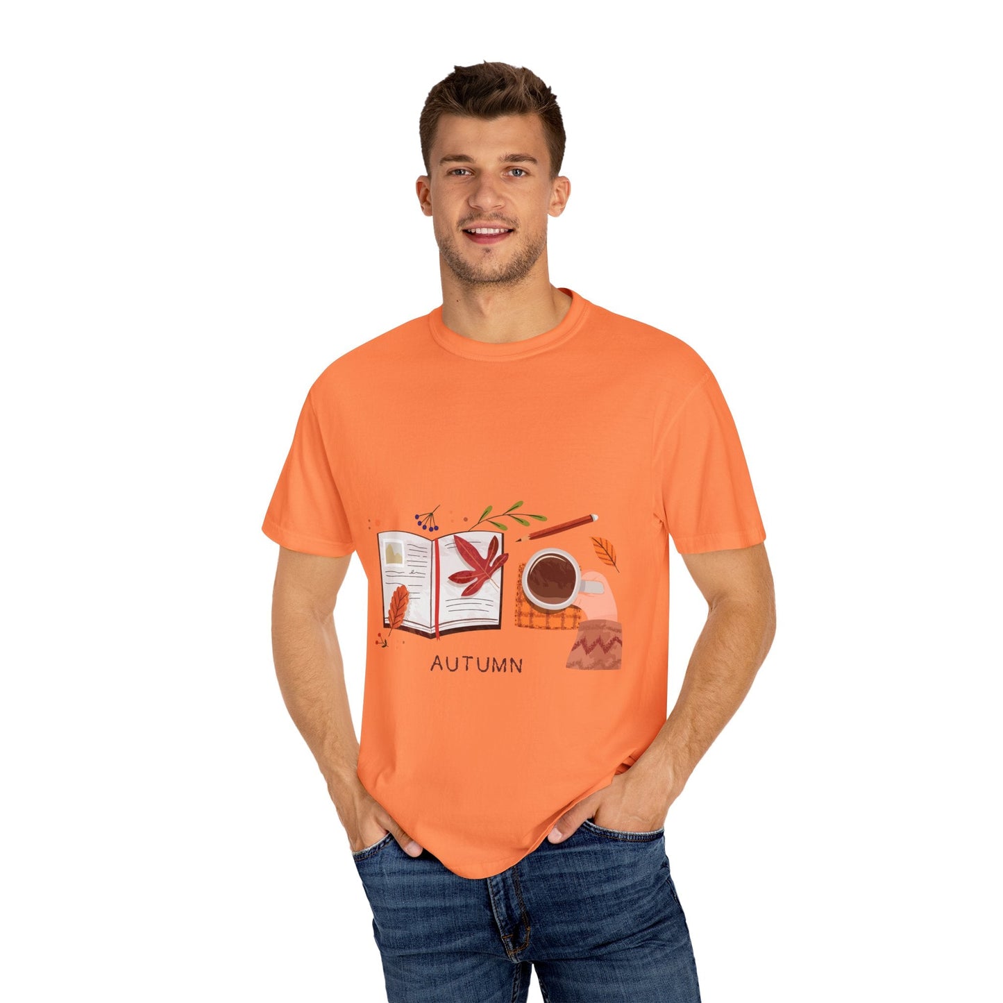 Autumn - Themed Unisex T-Shirt - Cozy Fall Tee, Perfect Gift for Thanksgiving, Casual Everyday Wear, Seasonal Fashion, Pumpkin Spice Vibes - MaisonThreadory
