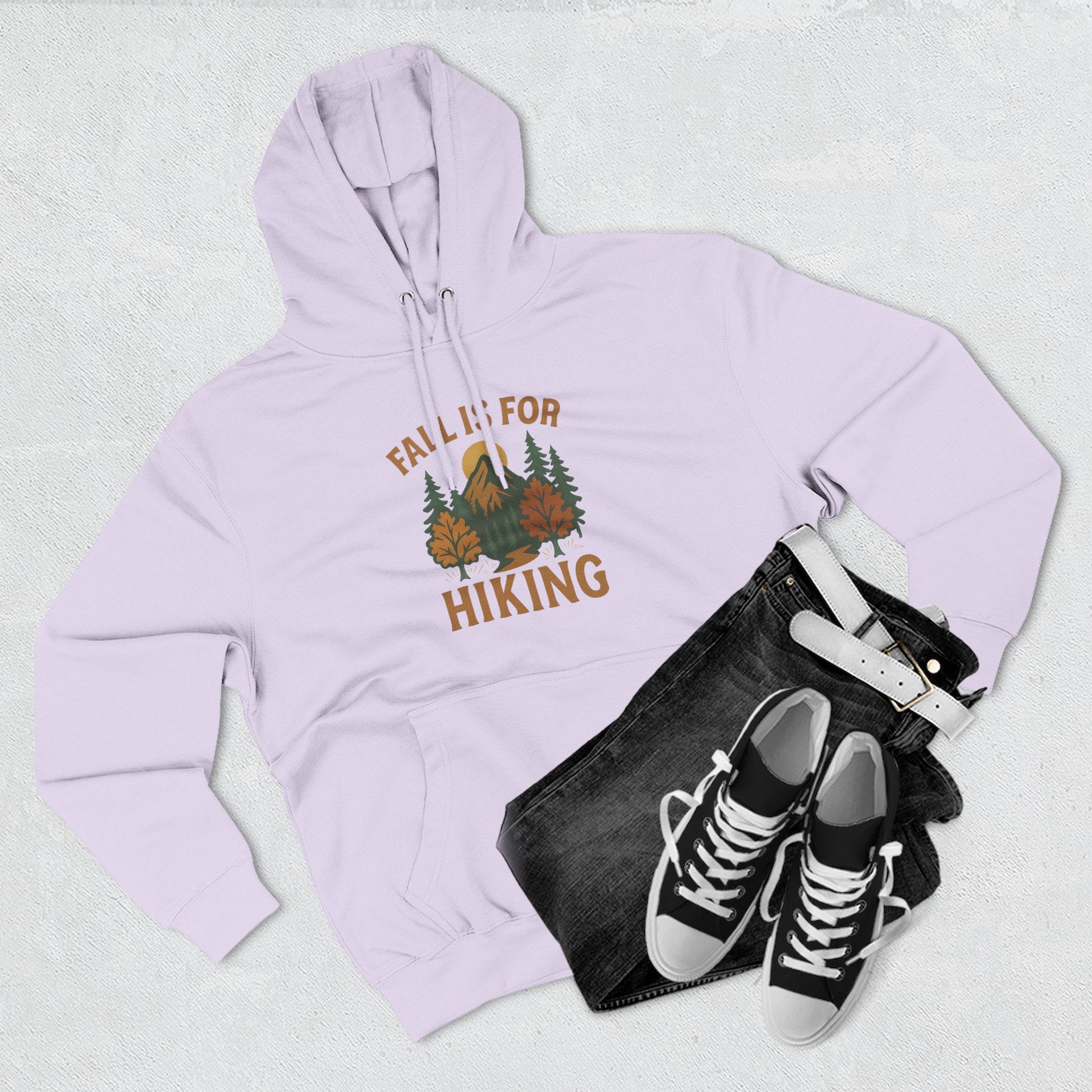 Cozy Hiking Hoodie - Fall Is For Hiking, Perfect Gift for Nature Lovers, Outdoor Apparel, Autumn Style, Unisex Sweatshirt - MaisonThreadory