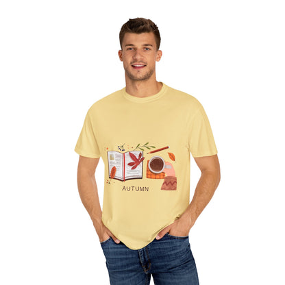 Autumn - Themed Unisex T-Shirt - Cozy Fall Tee, Perfect Gift for Thanksgiving, Casual Everyday Wear, Seasonal Fashion, Pumpkin Spice Vibes - MaisonThreadory