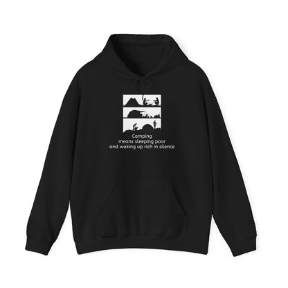 Camping Adventure Hoodie - Unisex Heavy Blend - Cozy Sweatshirt for Nature Lovers - Outdoor Gift - Travel Hoodie - MaisonThreadory