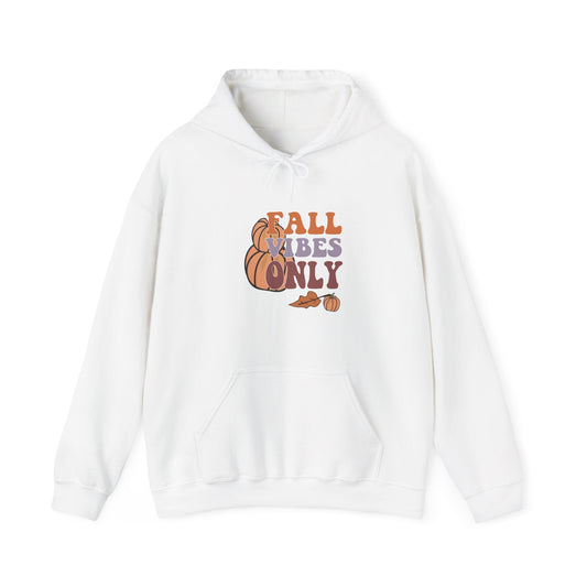 Fall Vibes Hoodie - Cozy Unisex Sweatshirt for Autumn, Halloween, Thanksgiving, Casual Wear, Gift Idea - MaisonThreadory