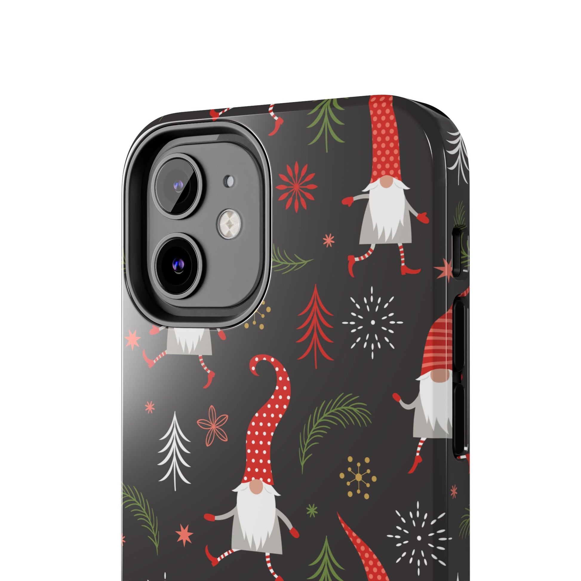 Gnomes & Holiday Cheer Tough Phone Cases, Cute Phone Accessories, Holiday Gift, Gnome Phone Cover, Festive Phone Protection, Winter Decor - MaisonThreadory
