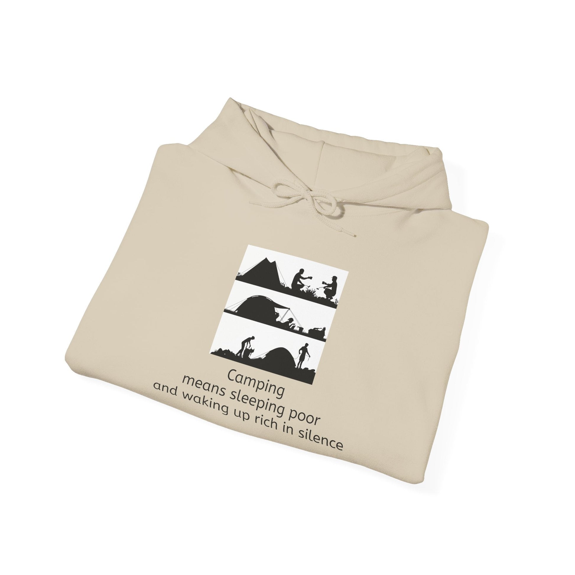 Camping Adventure Hoodie - Unisex Heavy Blend - Cozy Sweatshirt for Nature Lovers - Outdoor Gift - Travel Hoodie - MaisonThreadory