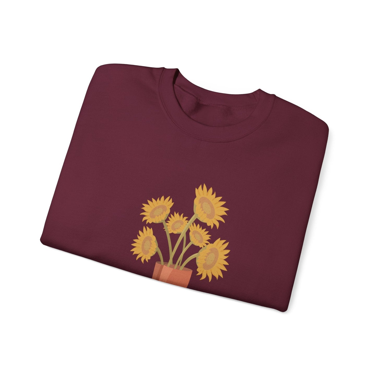Sunny Boots Floral Crewneck Sweatshirt - MaisonThreadory
