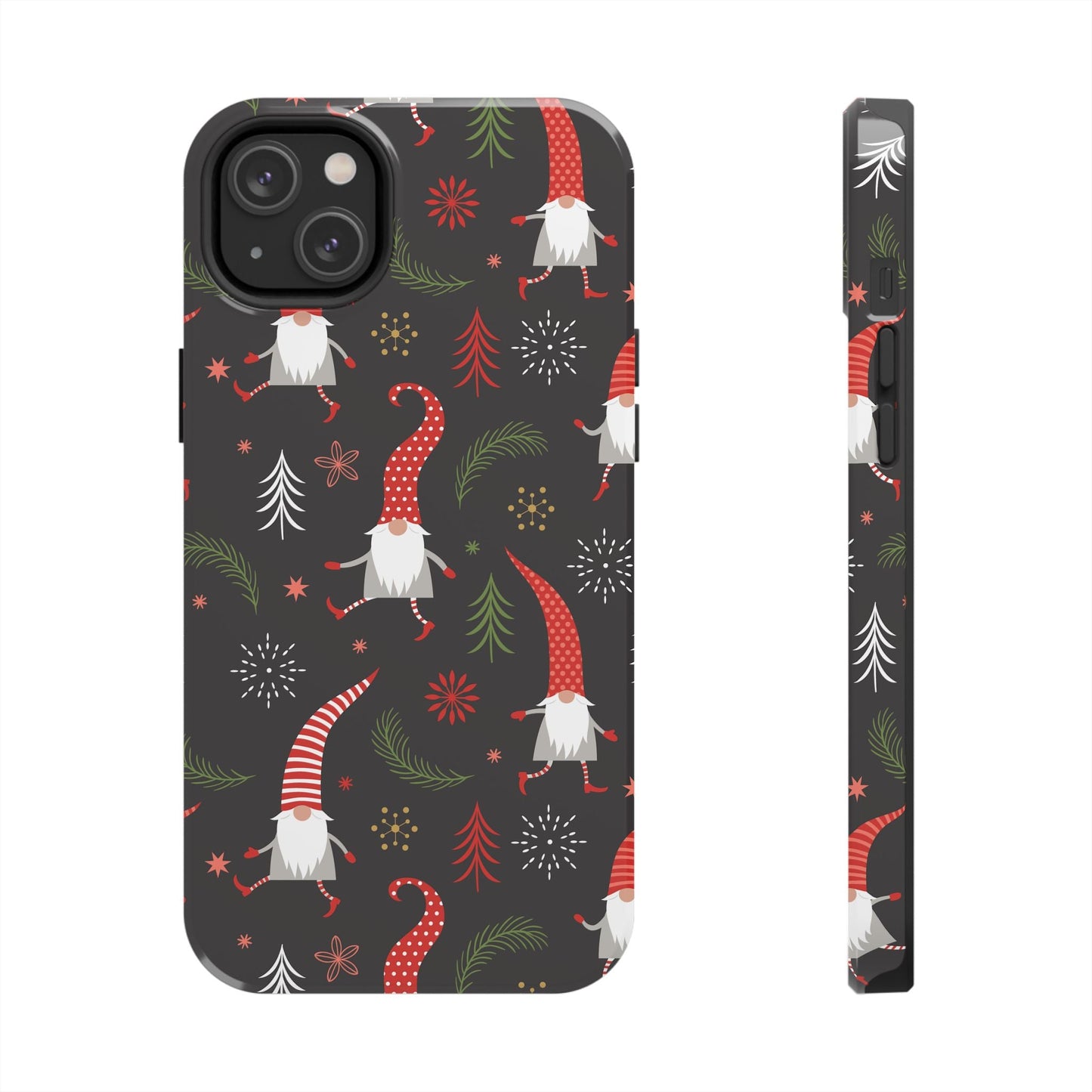 Gnomes & Holiday Cheer Tough Phone Cases, Cute Phone Accessories, Holiday Gift, Gnome Phone Cover, Festive Phone Protection, Winter Decor - MaisonThreadory