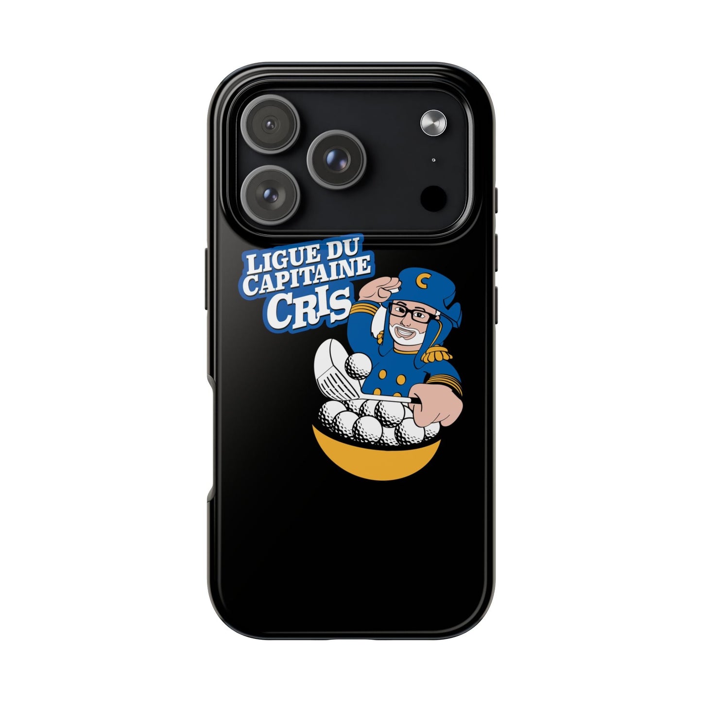 Ligue du Capitaine Cris Tough Phone Cases | Unique Gift for Sports Fans, Durable Protection, Fun & Stylish Design, Baseball Lover's [...] - MaisonThreadory