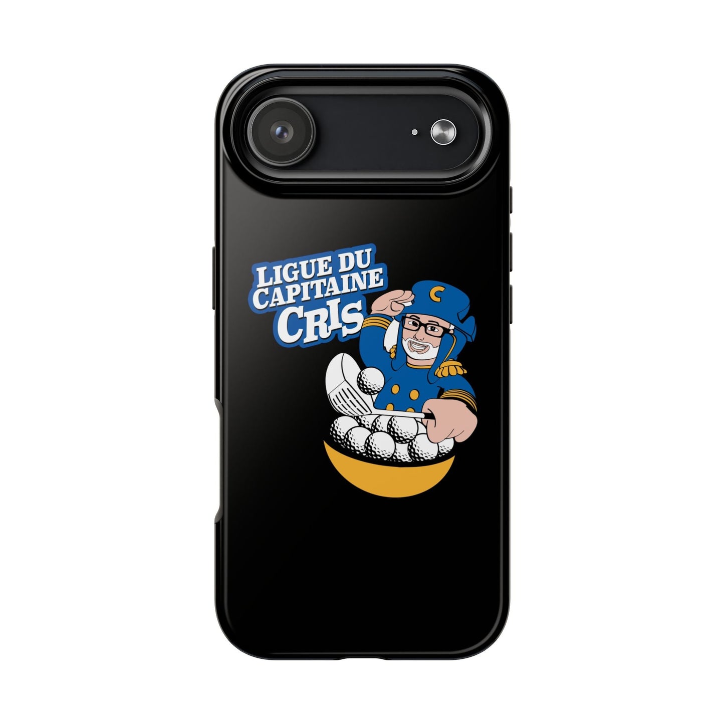 Ligue du Capitaine Cris Tough Phone Cases | Unique Gift for Sports Fans, Durable Protection, Fun & Stylish Design, Baseball Lover's [...] - MaisonThreadory