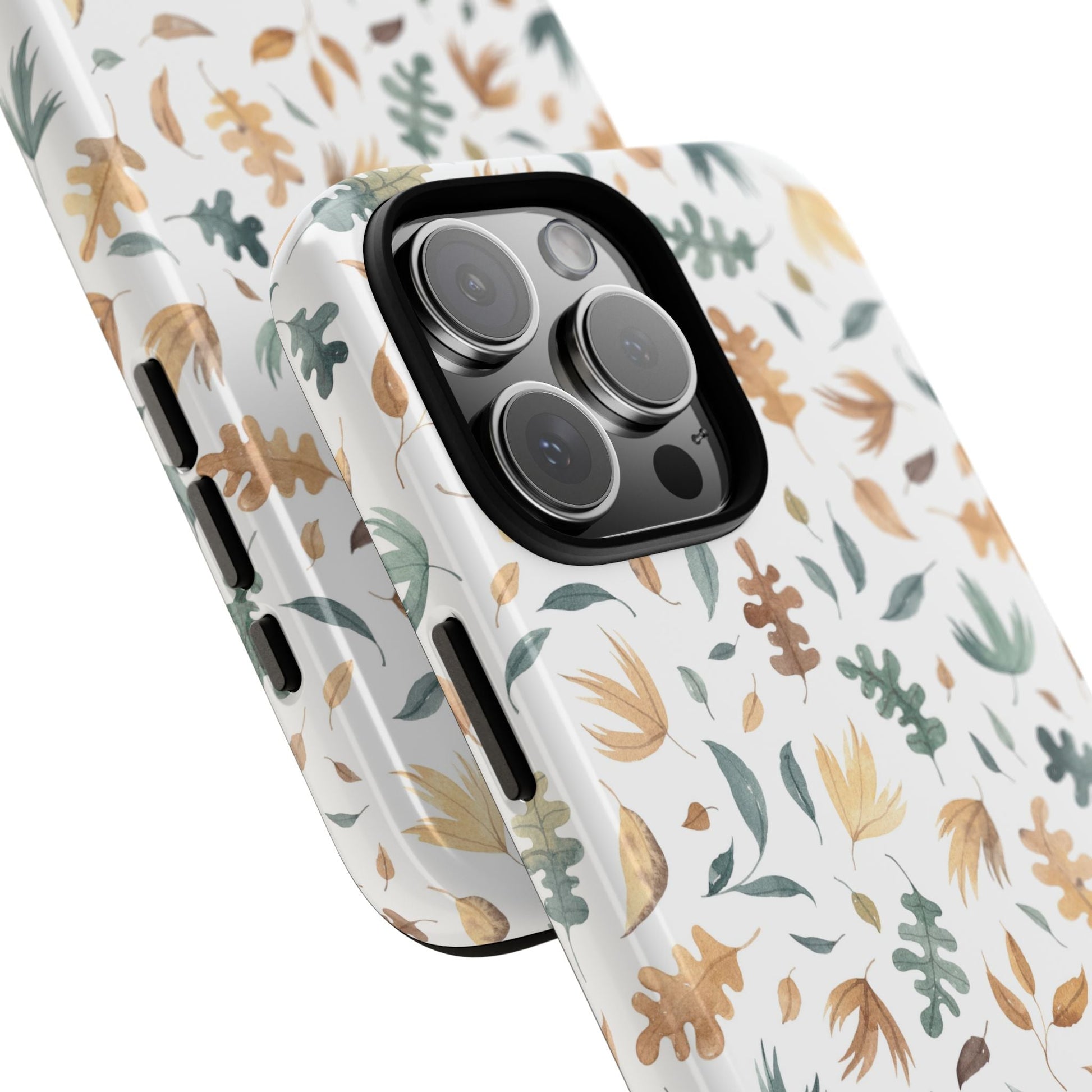 Stylish Floral Phone Case - Tough Cases, Nature - Inspired Design, Gift for Her, Phone Accessory, Floral Pattern Cover - MaisonThreadory