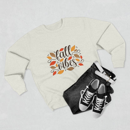 Cozy Fall Vibes Sweatshirt | Unisex Crewneck | Perfect for Autumn, Harvest Festivals, Casual Wear, Thanksgiving, Gift for Her - MaisonThreadory