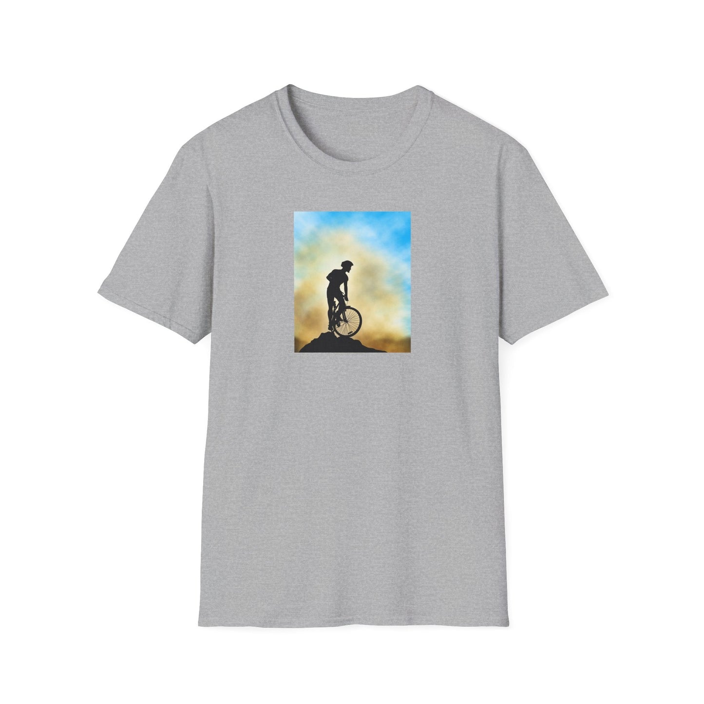 Adventure Awaits Unisex T-Shirt, Mountain Biking Tee, Outdoor Sport Shirt, Gift for Cyclists, Casual Graphic Tee - MaisonThreadory