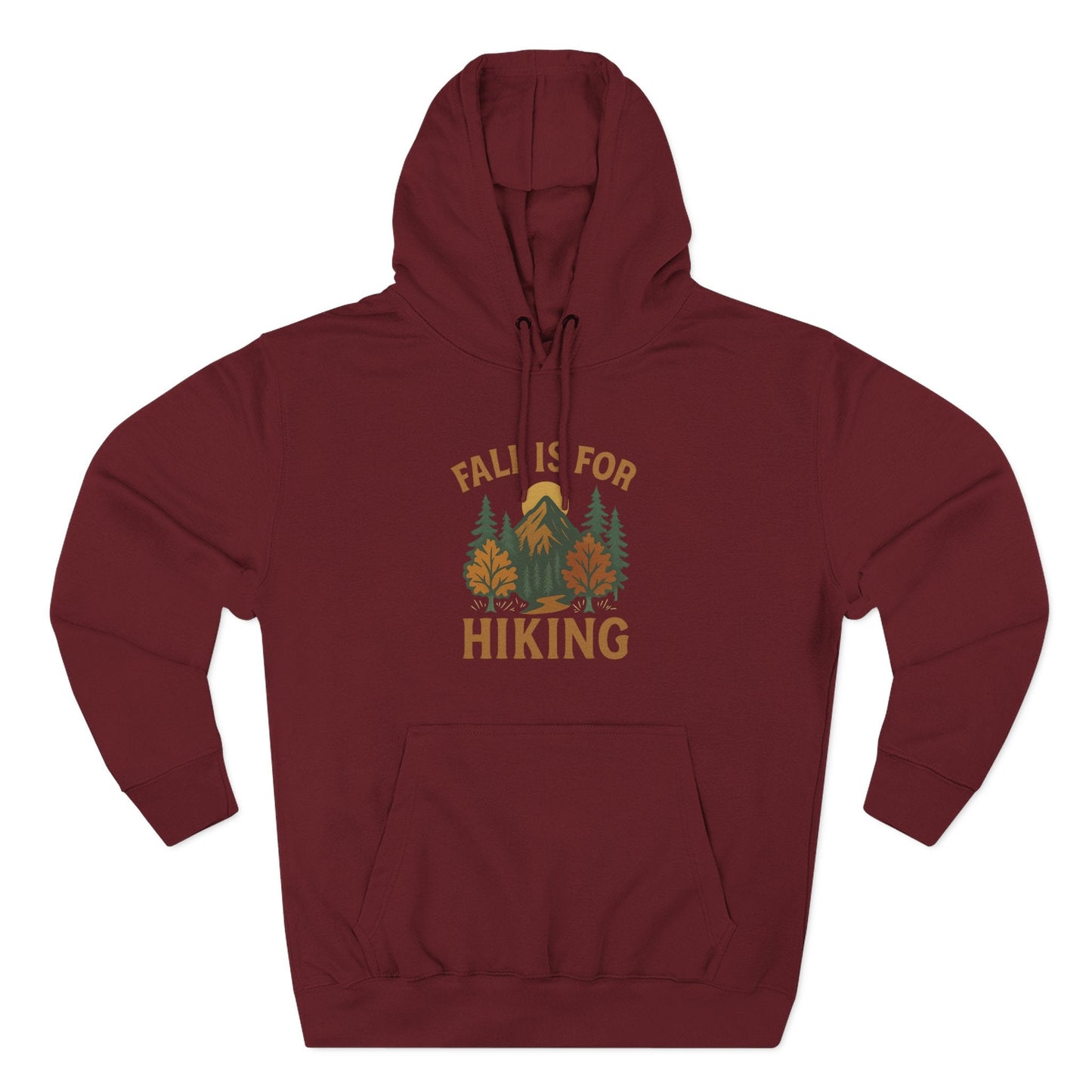 Cozy Hiking Hoodie - Fall Is For Hiking, Perfect Gift for Nature Lovers, Outdoor Apparel, Autumn Style, Unisex Sweatshirt - MaisonThreadory