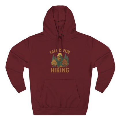 Cozy Hiking Hoodie - Fall Is For Hiking, Perfect Gift for Nature Lovers, Outdoor Apparel, Autumn Style, Unisex Sweatshirt - MaisonThreadory