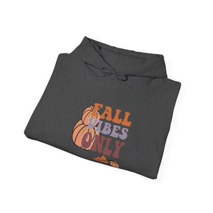 Fall Vibes Hoodie - Cozy Unisex Sweatshirt for Autumn, Halloween, Thanksgiving, Casual Wear, Gift Idea - MaisonThreadory
