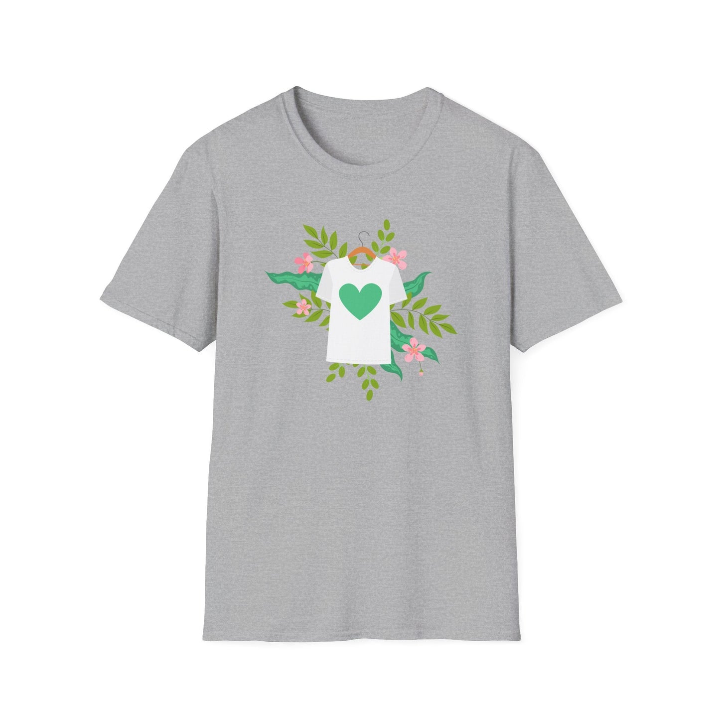 Botanical Love T-Shirt, Floral Graphic Tee, Nature Lover Shirt, Spring Apparel, Eco - Friendly Gift - MaisonThreadory