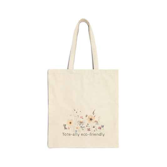 Botanical Floral Cotton Canvas Tote Bag, Eco - Friendly Shopping Bag, Reusable Grocery Tote, Summer Beach Bag, Gift for Her - MaisonThreadory