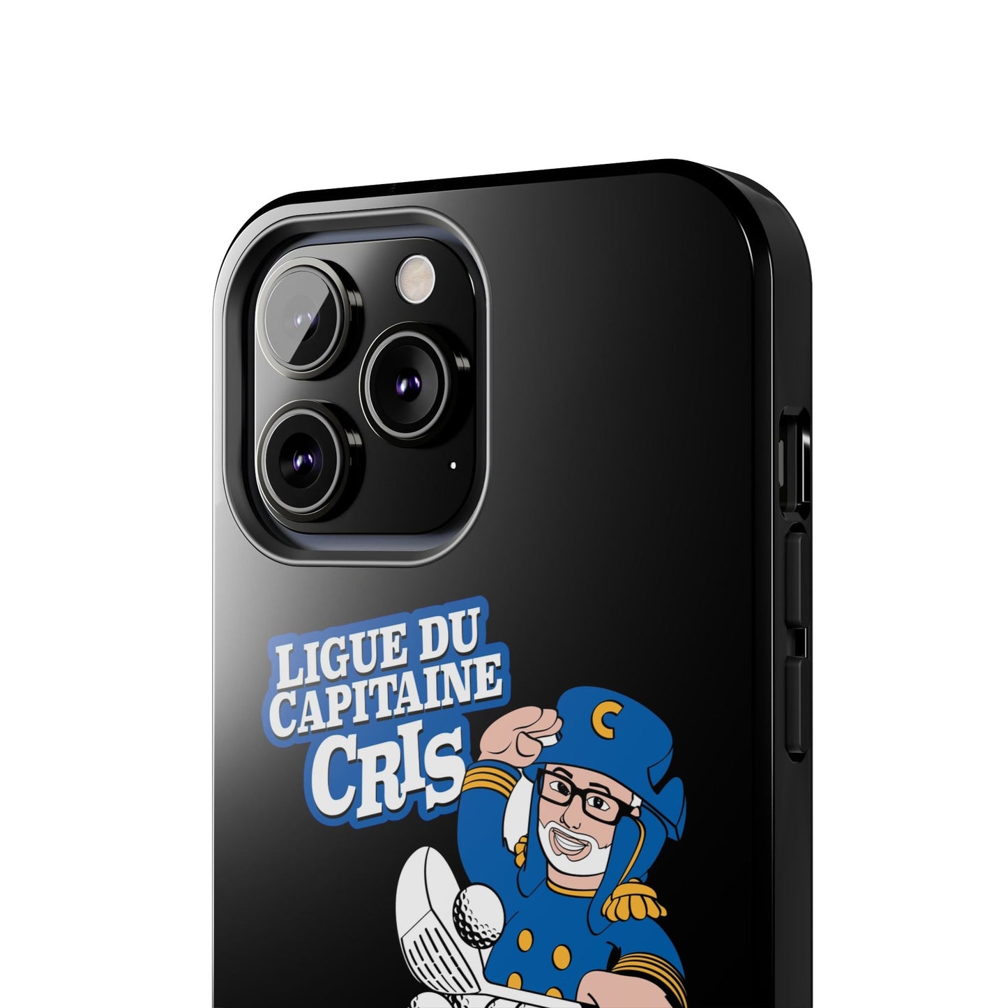 Ligue du Capitaine Cris Tough Phone Cases | Unique Gift for Sports Fans, Durable Protection, Fun & Stylish Design, Baseball Lover's [...] - MaisonThreadory