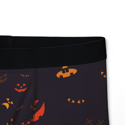 Halloween Men's Boxers, Spooky Print Underwear, Unique Gift for Him, Fun and Festive Boxer Briefs, Comfortable Loungewear - MaisonThreadory