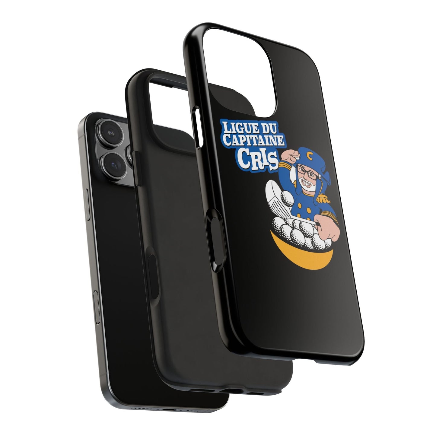 Ligue du Capitaine Cris Tough Phone Cases | Unique Gift for Sports Fans, Durable Protection, Fun & Stylish Design, Baseball Lover's [...] - MaisonThreadory