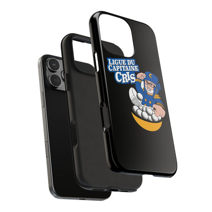 Ligue du Capitaine Cris Tough Phone Cases | Unique Gift for Sports Fans, Durable Protection, Fun & Stylish Design, Baseball Lover's [...] - MaisonThreadory
