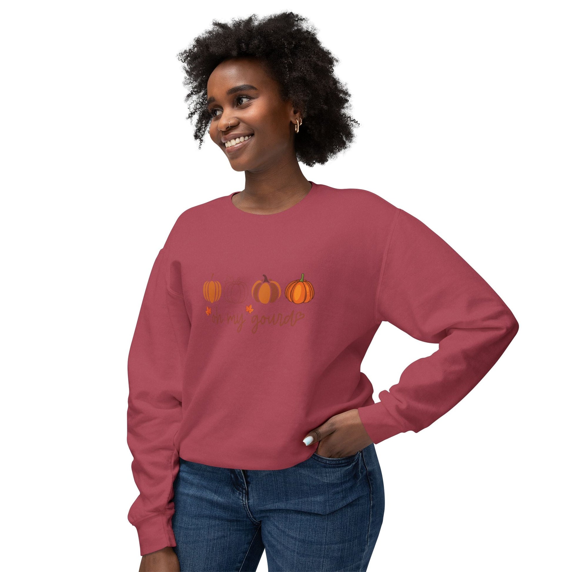 Fall Pumpkin Sweatshirt, Cozy Crewneck Sweater, Perfect for Autumn, Halloween, Thanksgiving Gift, Unisex Casual Fashion - MaisonThreadory