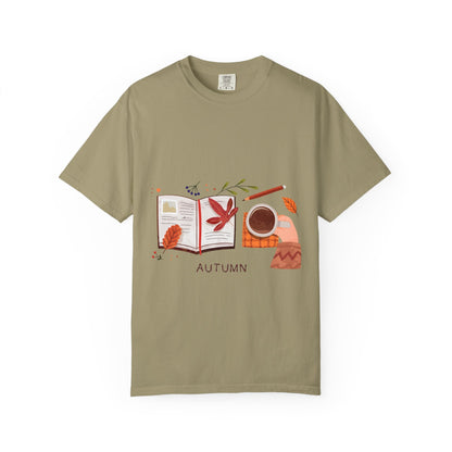 Autumn - Themed Unisex T-Shirt - Cozy Fall Tee, Perfect Gift for Thanksgiving, Casual Everyday Wear, Seasonal Fashion, Pumpkin Spice Vibes - MaisonThreadory
