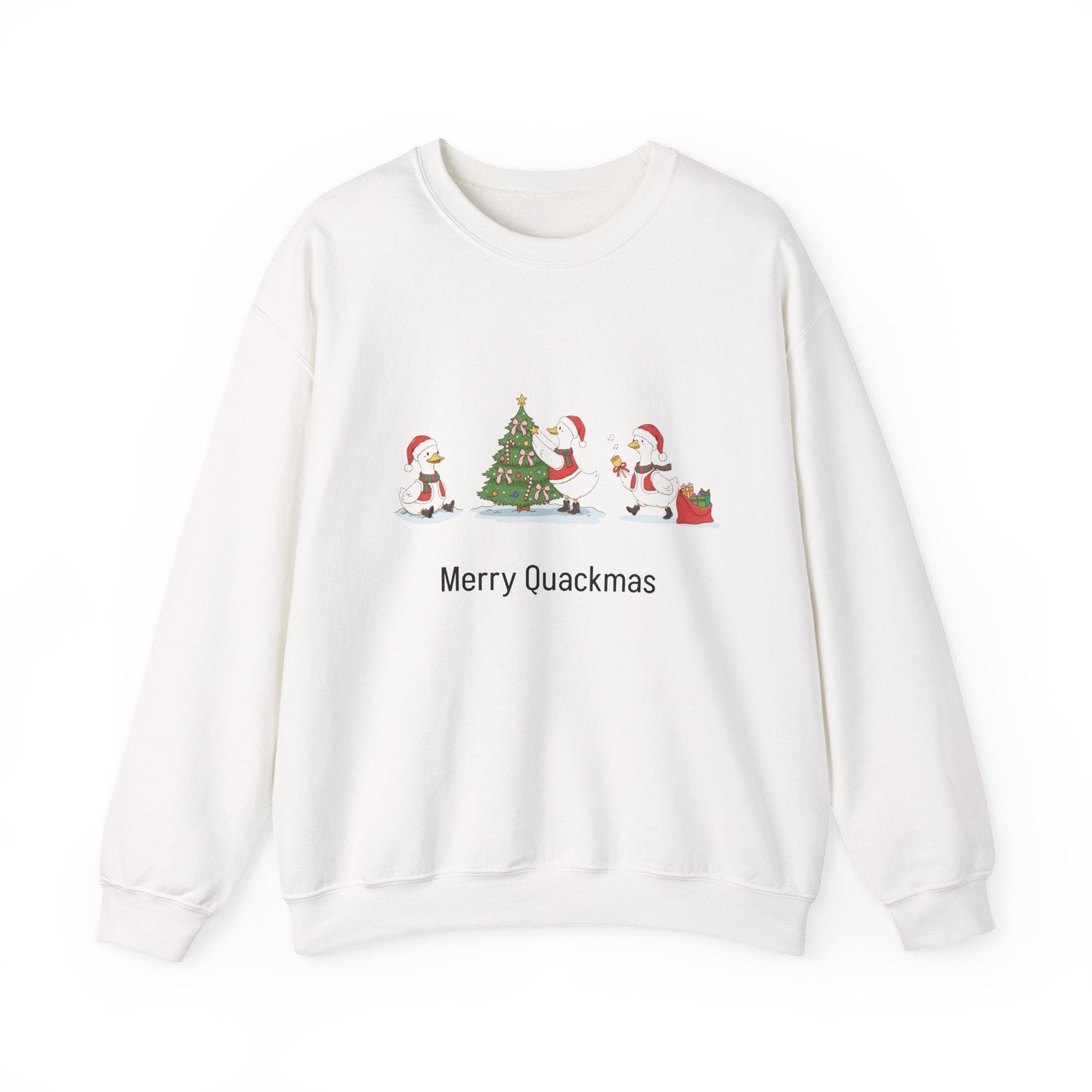 Merry Quackmas Crewneck Sweatshirt - MaisonThreadory
