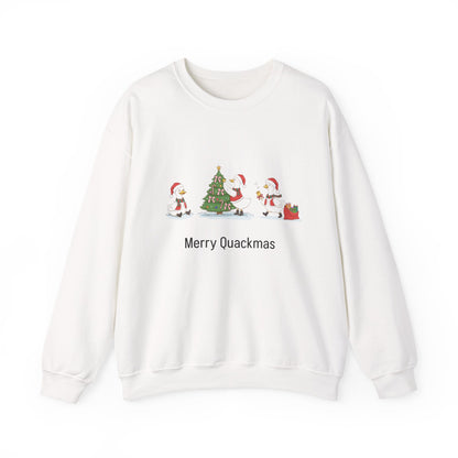 Merry Quackmas Crewneck Sweatshirt - MaisonThreadory