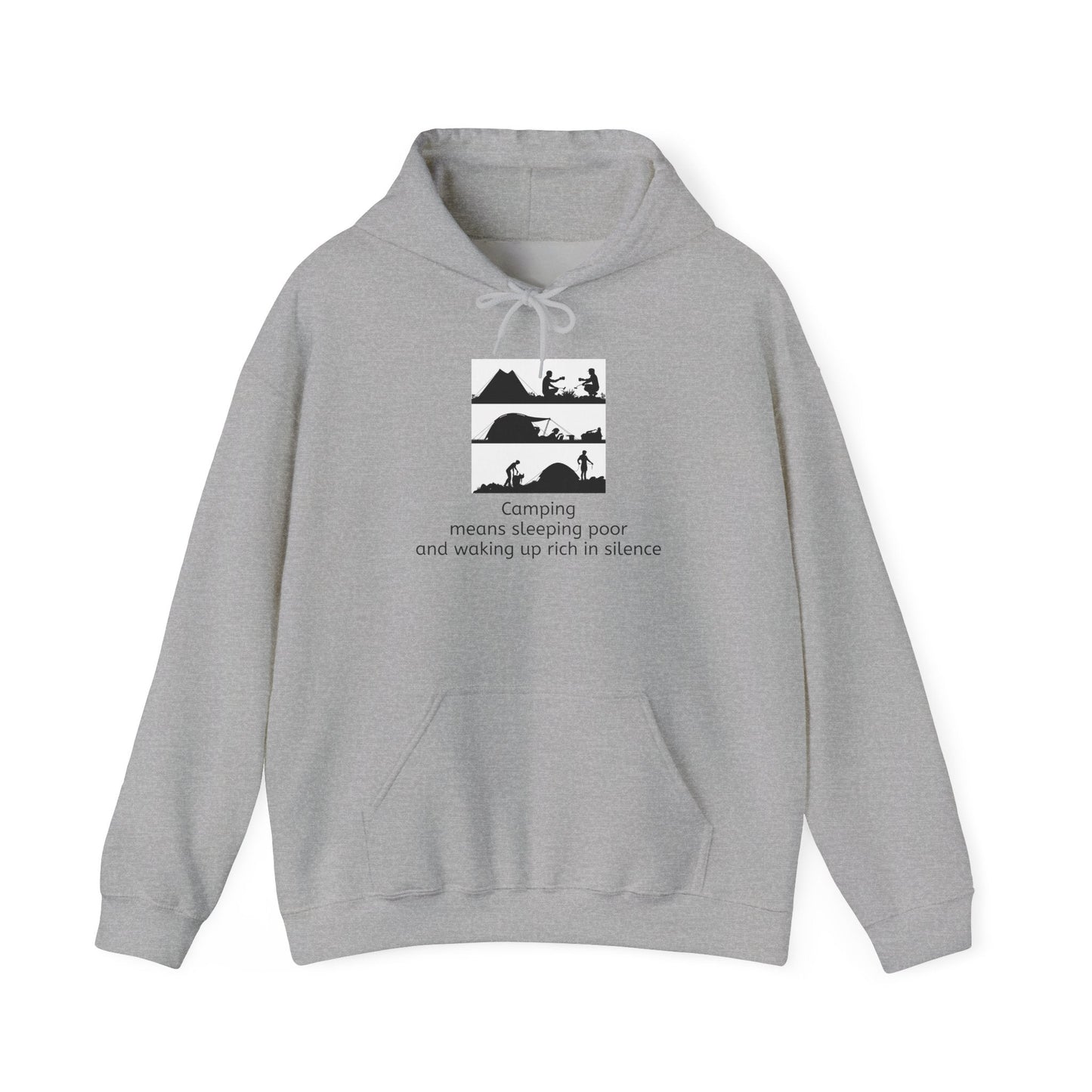 Camping Adventure Hoodie - Unisex Heavy Blend - Cozy Sweatshirt for Nature Lovers - Outdoor Gift - Travel Hoodie - MaisonThreadory