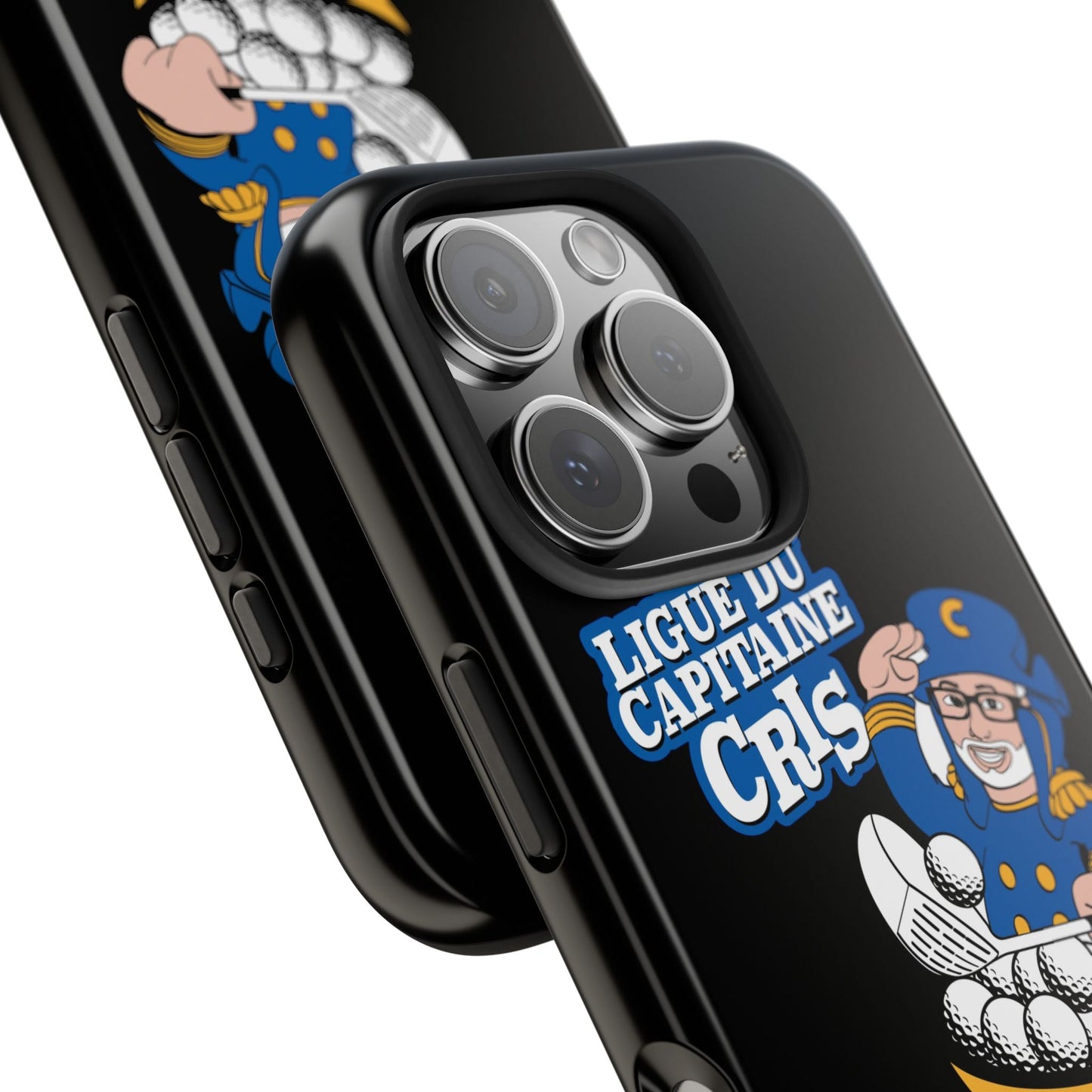 Ligue du Capitaine Cris Tough Phone Cases | Unique Gift for Sports Fans, Durable Protection, Fun & Stylish Design, Baseball Lover's [...] - MaisonThreadory