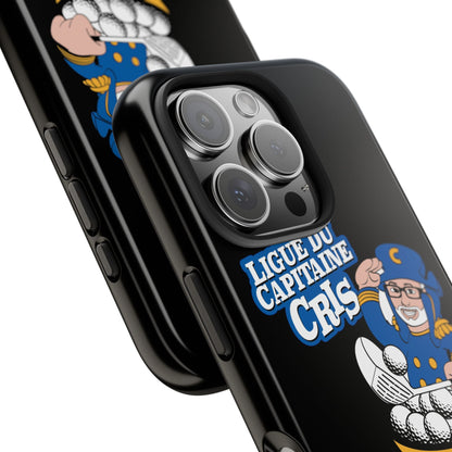 Ligue du Capitaine Cris Tough Phone Cases | Unique Gift for Sports Fans, Durable Protection, Fun & Stylish Design, Baseball Lover's [...] - MaisonThreadory