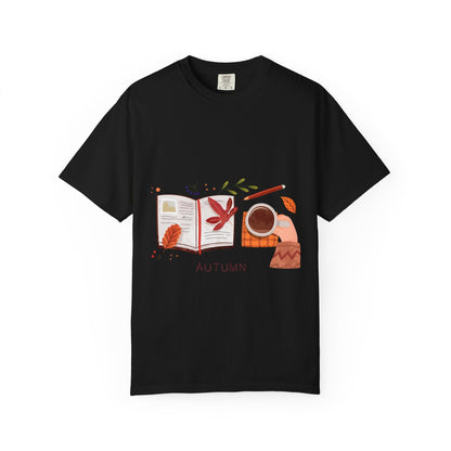Autumn - Themed Unisex T-Shirt - Cozy Fall Tee, Perfect Gift for Thanksgiving, Casual Everyday Wear, Seasonal Fashion, Pumpkin Spice Vibes - MaisonThreadory