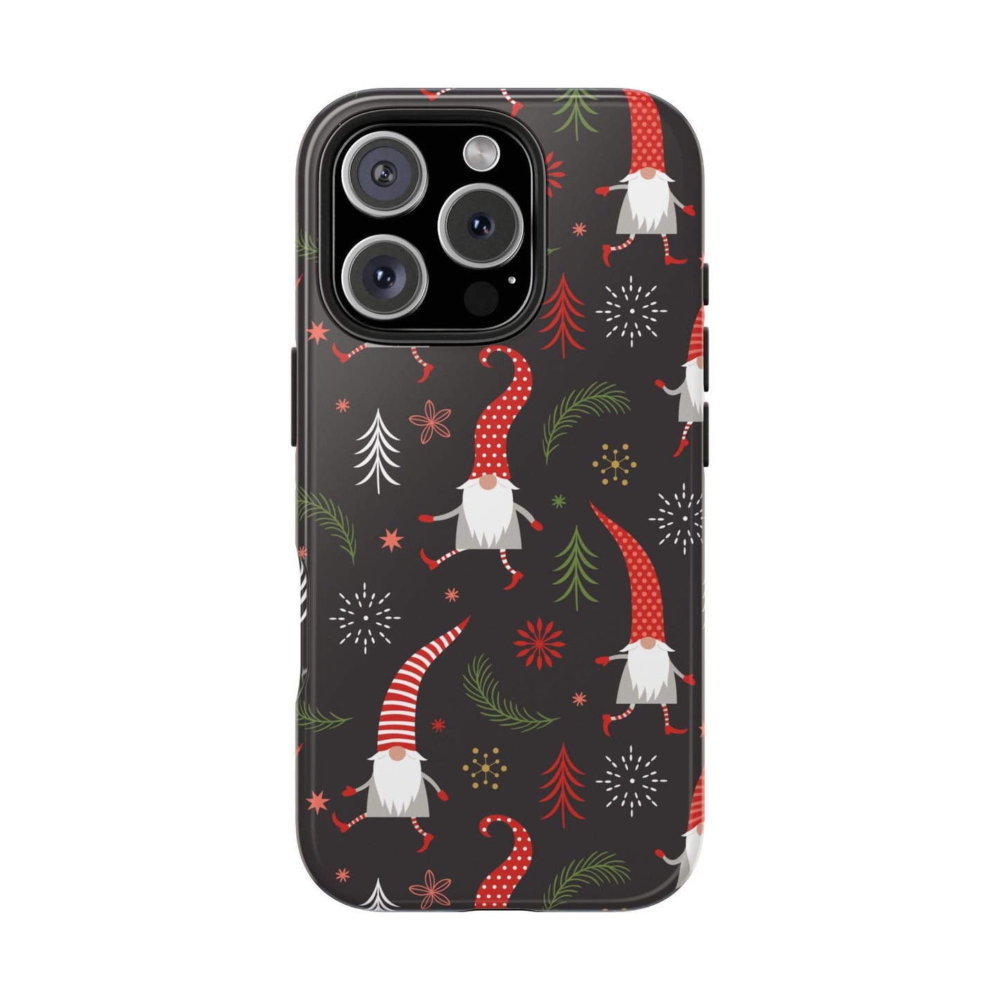 Gnomes & Holiday Cheer Tough Phone Cases, Cute Phone Accessories, Holiday Gift, Gnome Phone Cover, Festive Phone Protection, Winter Decor - MaisonThreadory