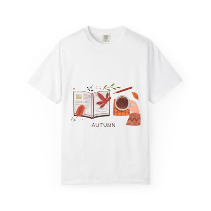 Autumn - Themed Unisex T-Shirt - Cozy Fall Tee, Perfect Gift for Thanksgiving, Casual Everyday Wear, Seasonal Fashion, Pumpkin Spice Vibes - MaisonThreadory