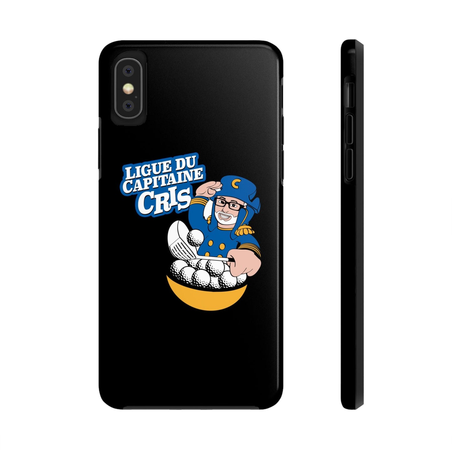Ligue du Capitaine Cris Tough Phone Cases | Unique Gift for Sports Fans, Durable Protection, Fun & Stylish Design, Baseball Lover's [...] - MaisonThreadory